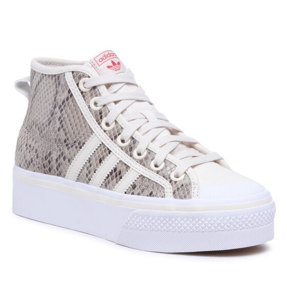 Adidas Nizza Originals Platform Mid Top Python Sneakers Size 9 NEW